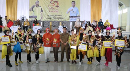 Meriahkan HUT ke-59 Provinsi Lampung, Pemprov Gelar Lomba Senam Cak Culay