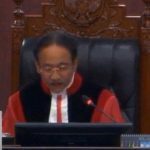 Ketua MK Suhartoyo dalam sidang putusan perselisihan hasil pilkada Pesawaran, di Gedung MK, Jakarta Pusat