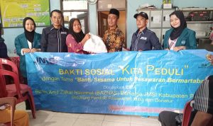 Bakti Sosial oleh BAZNAS, JMSI, UKM KSS Unila untuk warga korban banjir
