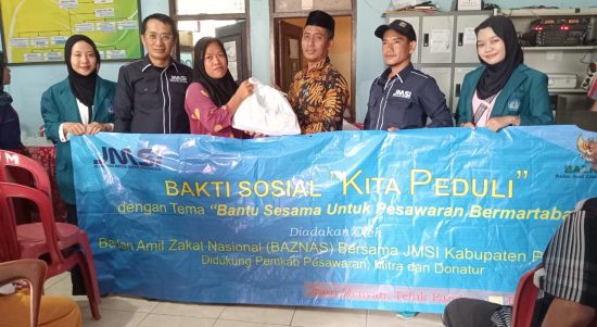 Bakti Sosial oleh BAZNAS, JMSI, UKM KSS Unila untuk warga korban banjir