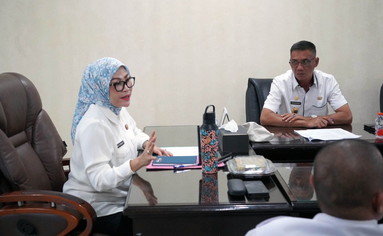 PJ Sekda Lamsel Intji Indriati memimpin rapat persiapan Safari Ramadan. | ist PJ Sekda Lamsel Intji Indriati memimpin rapat persiapan Safari Ramadan. | ist