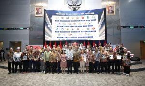 Penghargaan Galeri Investasi (GI) BEI 2025, di Main Hall BEI, Kamis, 27/2/2025.