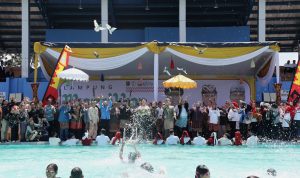 Acara Blangikhan, yang merupakan tradisi adat Lampung dalam menyambut Bulan Suci Ramadan. | ist
