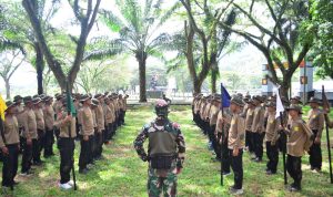 Potret Kegiatan Kedisiplinan Yantek Infantri gelombang II sebagai upaya peningkatan kapasitas SDM Personil Pelayanan Teknik dalam menjaga keamanan pasokan listrik UID Lampung