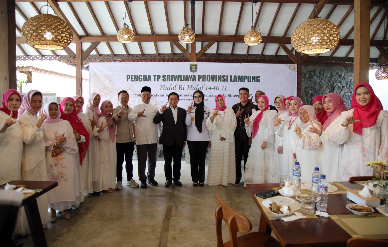 Wagub Hadiri Halal Bihalal TP Sriwijaya Lampung, Apresiasi Kontribusi Signifikan dalam Pembangunan
