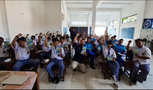 Antusiasme Peserta Sosialisasi PLN Mobile Siswa SMK BLK Bandar Lampung