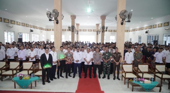 Kegiatan Sosialisasi Program Magang ke Luar Negeri yang secara resmi dibuka oleh Stafsus Kemenaker Bambang Irawan dan Bupati Pringsewu. | ist