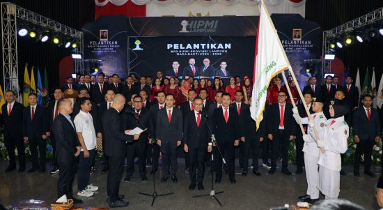 Gilang Ramadhan Resmi Nahkodai HIPMI Lampung, Ini Pesan Gubernur Mirza