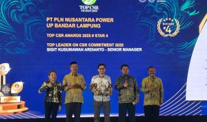 PLN Nusantara Power UP Bandar Lampung Borong Dua Penghargaan TOP CSR 2025!