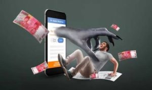 Ilustrasi pinjol ilegal dan investasi Abal abal