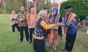 Dwita Ria Gunadi Sosialisasikan Empat Pilar Kebangsaan di Maroko, Sekaligus Perkenalkan Tapis Lampung