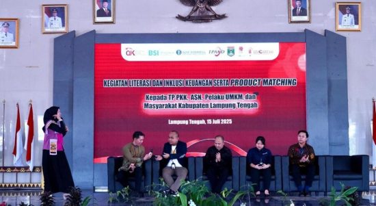 OJK Lampung gelar edukasi dan product matching di Kabupaten Lampung Tengah