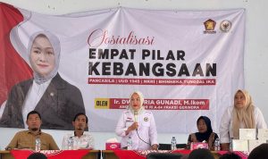 Dwita Ria Sosialisasikan Empat Pilar MPR RI kepada Petani di Lampung Tengah