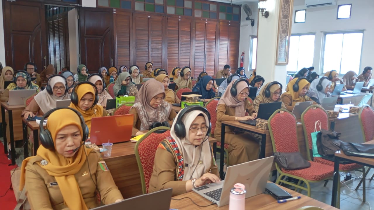 Kegiatan Sosialisasi Uji Kemahiran Berbahasa Indonesia (UKBI) Adaptif yang digelar oleh Balai Bahasa Provinsi Lampung