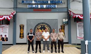 Kapolsek Baguala Kunjungi Rutan Ambon, Pererat Sinergi dan Silaturahmi