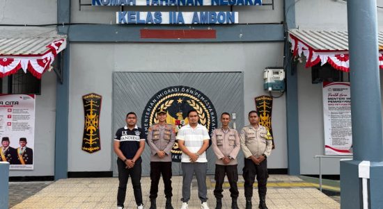 Kapolsek Baguala Kunjungi Rutan Ambon, Pererat Sinergi dan Silaturahmi