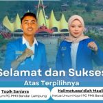 Topik Sanjaya Pimpin PMII Cabang Bandar Lampung, Halimatussa’diah Nahkodai KOPRI