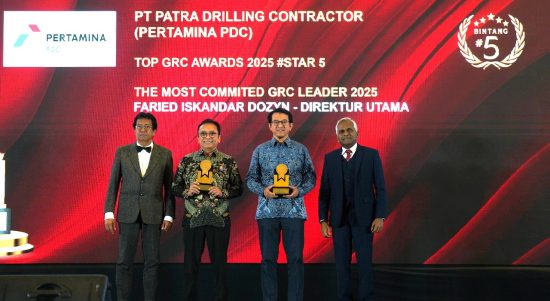 PDC Raih TOP GRC Awards 2025, Sandang Predikat Bintang 5