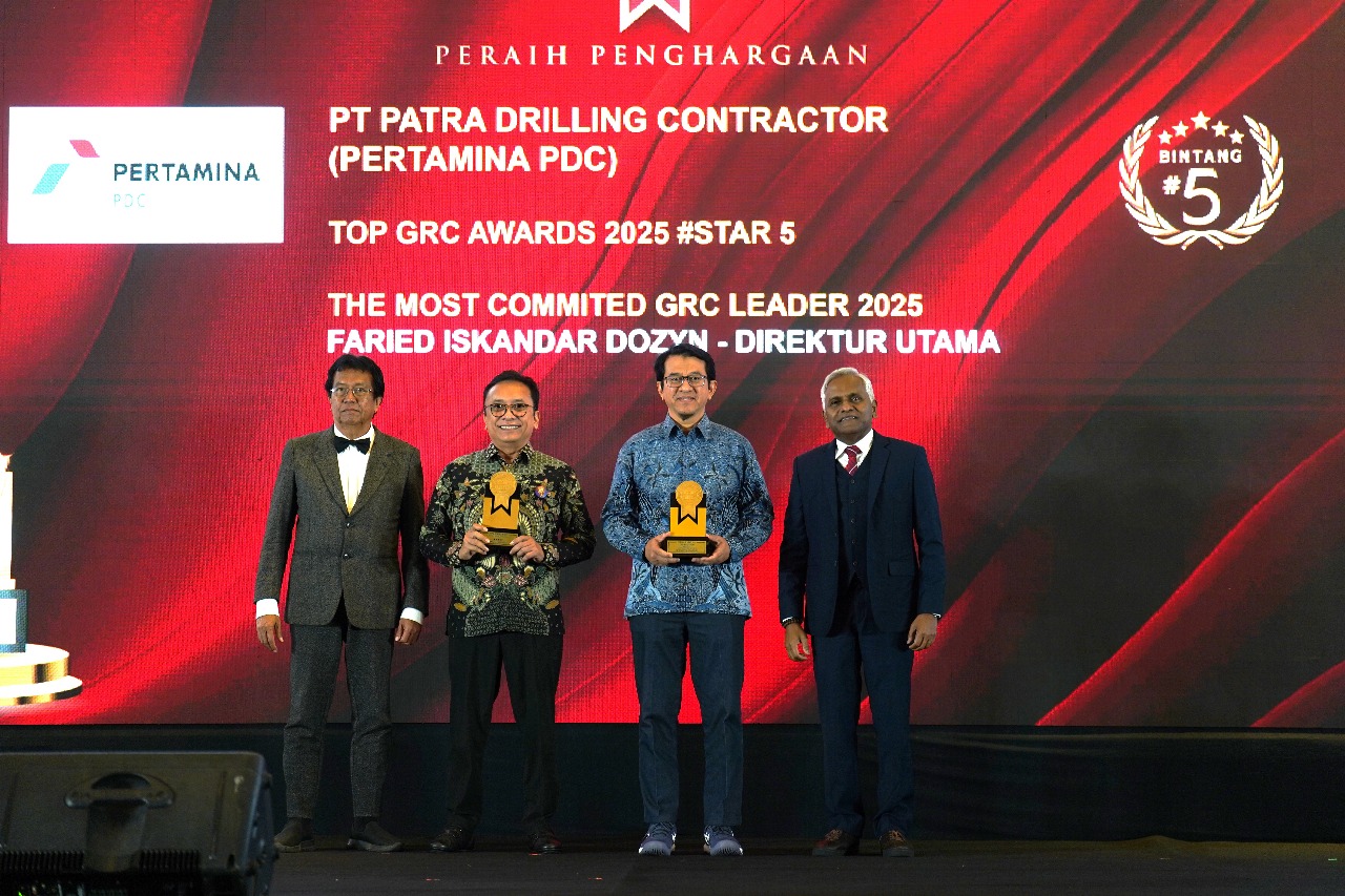 PDC Raih TOP GRC Awards 2025, Sandang Predikat Bintang 5