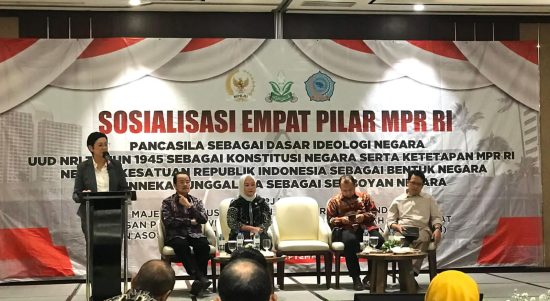 Kegiatan Sosialisasi Empat Pilar Berbasis Komunitas yang digelar MPR RI bersama Pemuda Muhammadiyah Jawa Barat dan AKSPI. | ist
