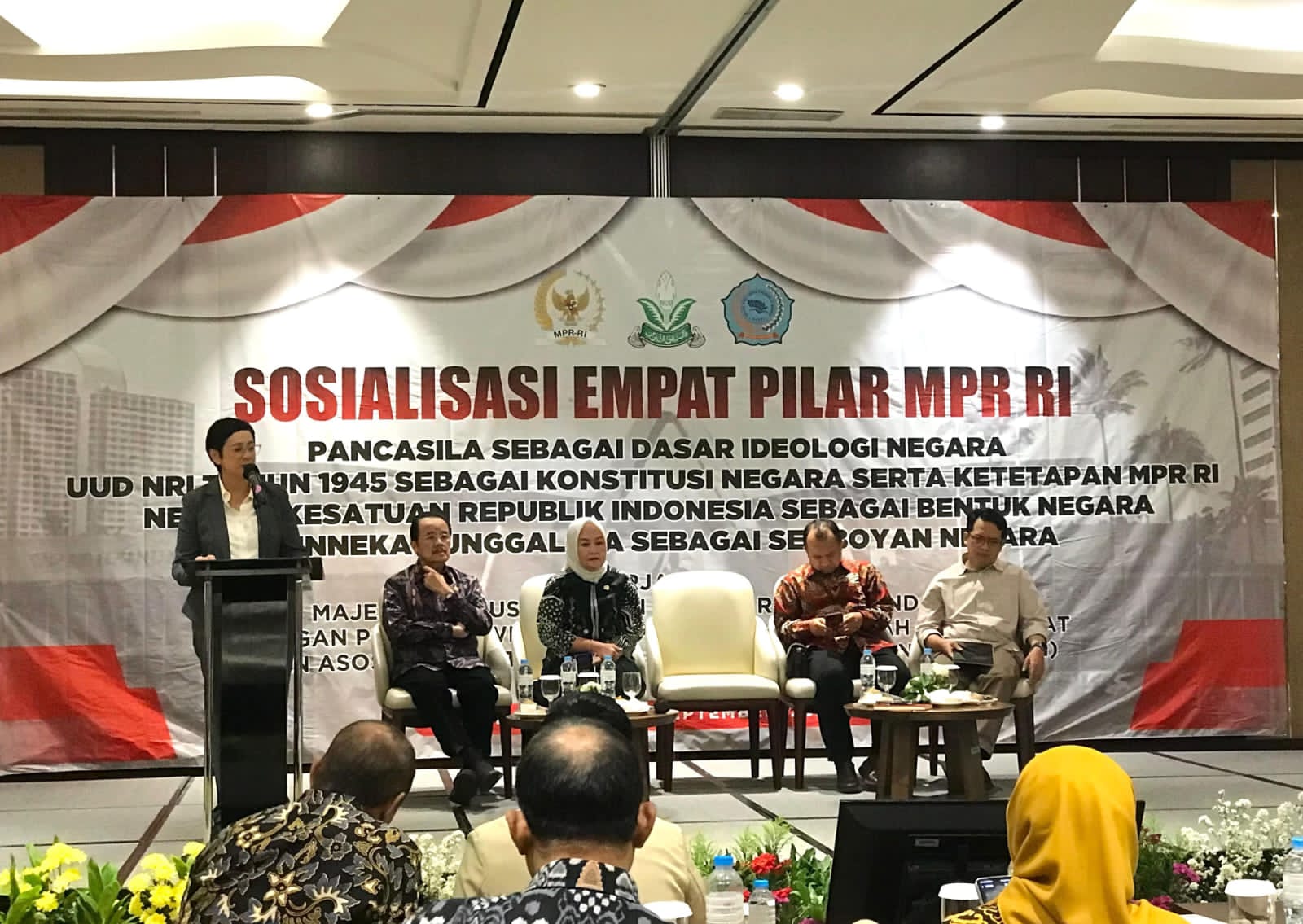 Kegiatan Sosialisasi Empat Pilar Berbasis Komunitas yang digelar MPR RI bersama Pemuda Muhammadiyah Jawa Barat dan AKSPI. | ist