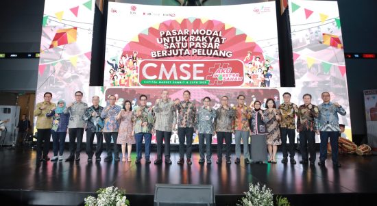 Capital Market Summit & Expo (CMSE) 2025 di Main Hall BEI, Jakarta, pada 17–18 Oktober 2025