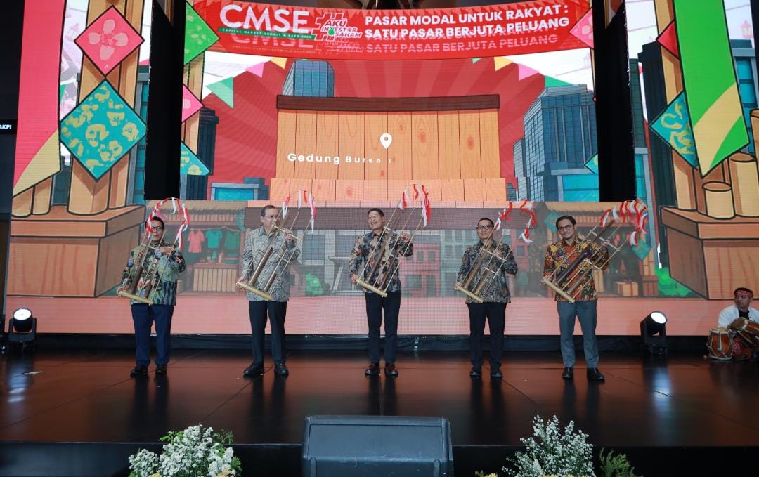 Capital Market Summit & Expo (CMSE) 2025 yang mengusung tema “Pasar Modal untuk Rakyat, Satu Pasar Berjuta Peluang”