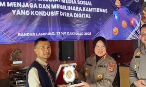 Polda Lampung Gandeng Pegiat Medsos untuk Wujudkan Pemanfaatan Digital yang Positif
