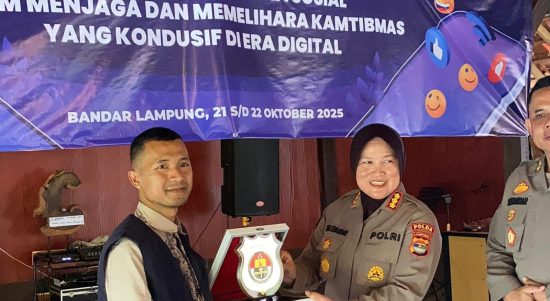 Polda Lampung Gandeng Pegiat Medsos untuk Wujudkan Pemanfaatan Digital yang Positif