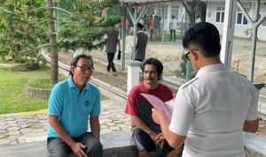 Layanan konsultasi registrasi bagi Warga Binaan Pemasyarakatan yang dilaksanakan oleh Sentra Layanan Terpadu Warga Binaan (SELAT WARNA) Rutan Kelas I Bandar Lampung. | Ist