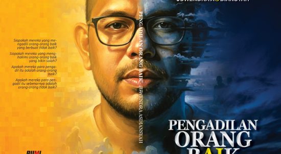 Merancang Wajah Paradoks (Proses Kreatif di Balik Sampul Pengadilan Orang Baik)