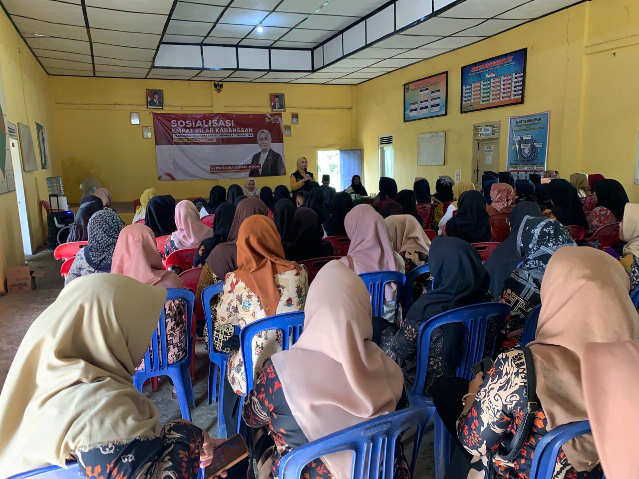 Sosialisasi Empat Pilar di Trimurjo, Dwita Ria Tekankan Pencegahan Bullying