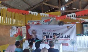 Dwita Ria Sosialisasi 4 Pilar Kebangsaan di Abung Timur, Tekankan Pentingnya Persatuan di Era Medsos