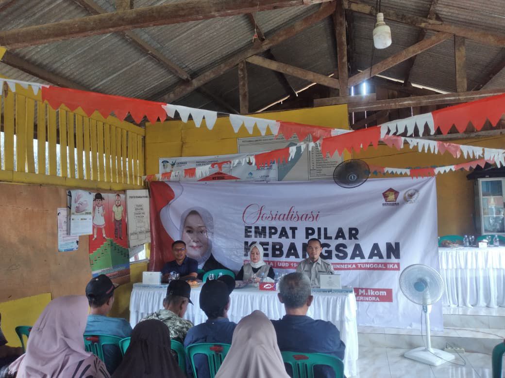 Dwita Ria Sosialisasi 4 Pilar Kebangsaan di Abung Timur, Tekankan Pentingnya Persatuan di Era Medsos