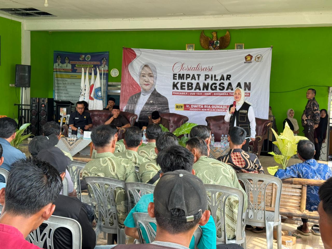 Sosialisasi 4 Pilar di Abung Selatan, Dwita Ria Dorong Penguatan Kedaulatan Pangan