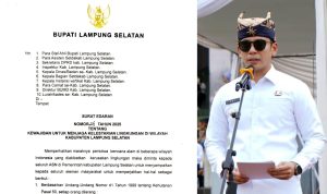 Bupati Lamsel Terbitkan Surat Edaran Lingkungan, Perusak Alam Terancam Penjara 10 Tahun