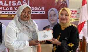Dwita Ria Ajak Perempuan Tani Punggur Perkuat Persatuan Lewat Sosialisasi Empat Pilar