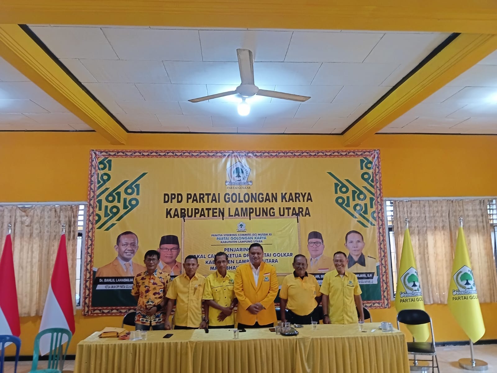 Arnando menjadi satu-satunya bakal calon ketua yang mendaftar hingga batas akhir penjaringan Musyawarah Daerah (Musda) XI Partai Golkar Lampura