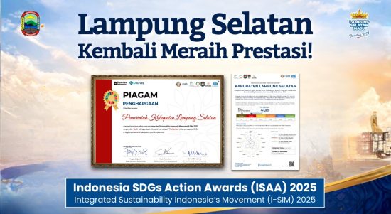 Lampung Selatan Masuk 12 Besar Nasional Capaian SDGs I-SIM 2025