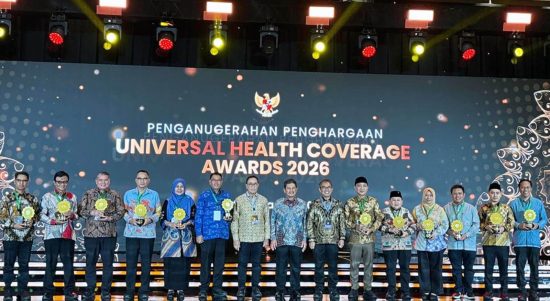 Pemkab Lampung Selatan menjadi salah satu Pemda yang mendapat UHC Award 2026 atas dukungan terhadap program JKN. | ist
