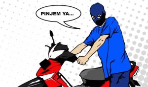 Karyawan Gelapkan Motor dan Uang, Pedagang di Bandar Lampung Rugi Rp15,7 Juta