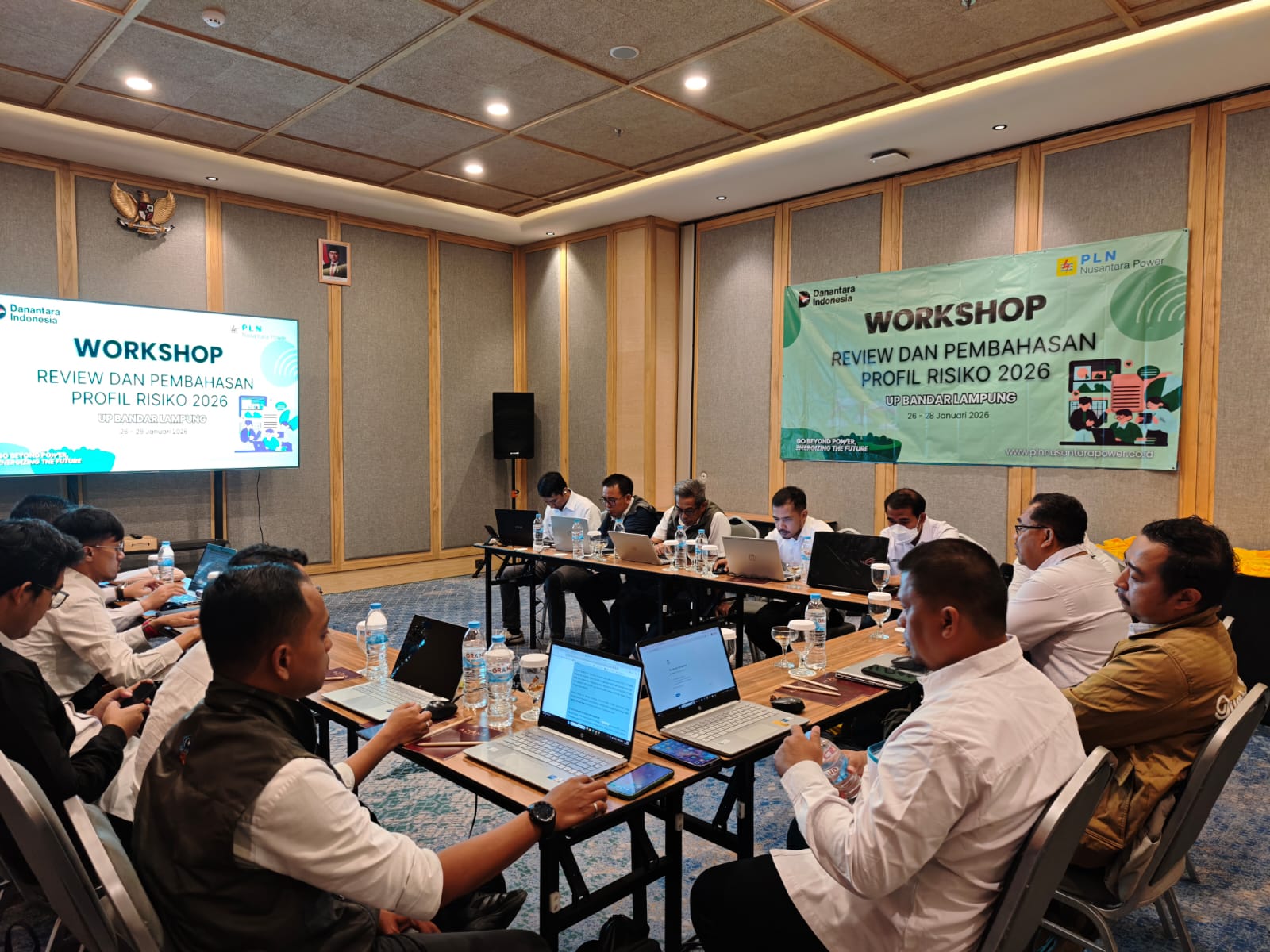 PLN NP UP Bandar Lampung Adakan Workshop Review-Penyusunan RJPU dan Profil Risiko 2026