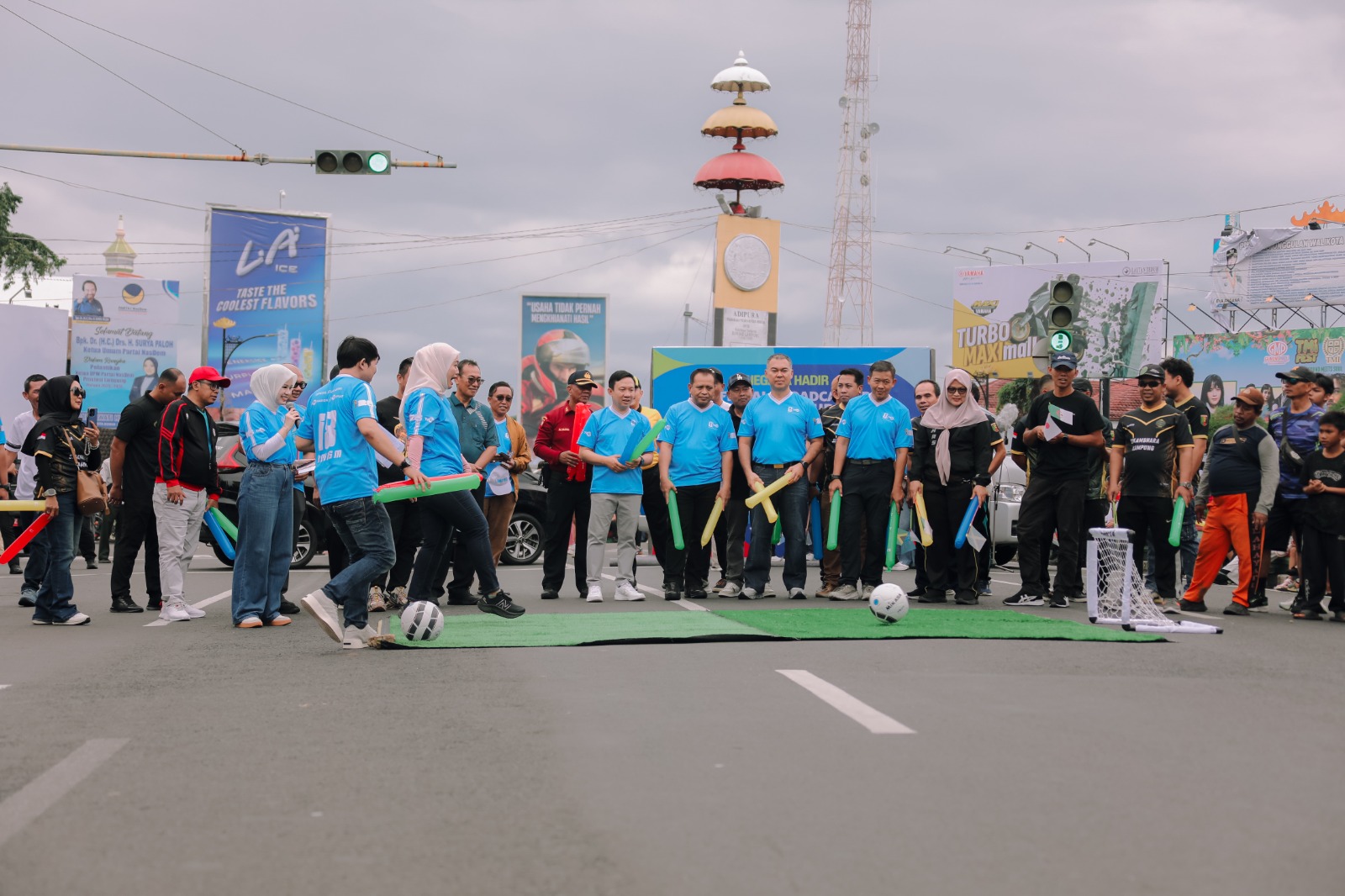 Kick Off Piala Dunia 2026 yang digelar TVRI Lampung