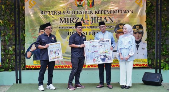 Mirza–Jihan Hadiri Peluncuran Koran IJP dan Buku Refleksi Satu Tahun Kepemimpinan