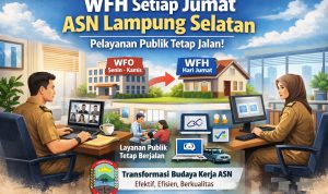ASN Lamsel Mulai WFH Tiap Jumat, Begini Skema Pelayanan Publik yang Dipastikan Tetap Berjalan ASN Lamsel Mulai WFH Tiap Jumat, Begini Skema Pelayanan Publik yang Dipastikan Tetap Berjalan