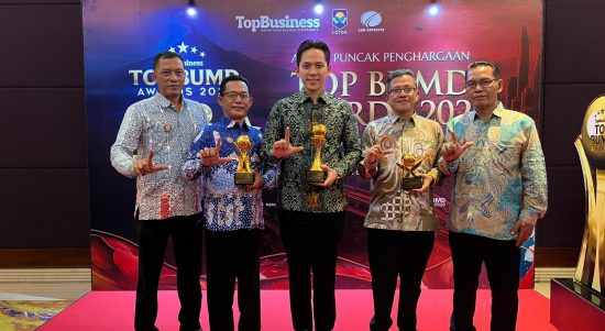 Borong 3 Penghargaan Nasional, Perumda Tirta Jasa Lamsel Sabet TOP BUMD Awards 2026 Bintang 4