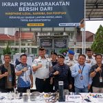 Rutan Bandar Lampung Deklarasikan Pemasyarakatan Bersih, Ratusan Warga Binaan dan Petugas Jalani Tes Urine