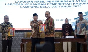Konsistensi Satu Dekade, Lampung Selatan Kembali Pertahankan Opini WTP ke-10 dari BPK Konsistensi Satu Dekade, Lampung Selatan Kembali Pertahankan Opini WTP ke-10 dari BPK