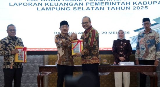 Konsistensi Satu Dekade, Lampung Selatan Kembali Pertahankan Opini WTP ke-10 dari BPK