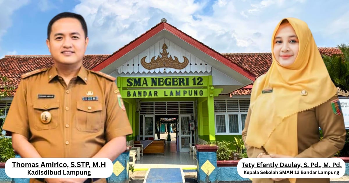 Thomas Amirico Dongkrak IPM, SMAN 12 Bandar Lampung Antar 244 Siswa ke PTN dan Kampus Internasional